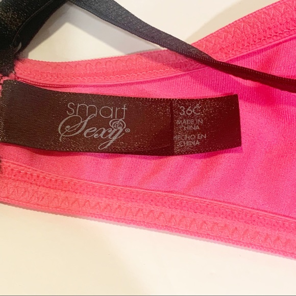 Smart & Sexy Pink Strappy 36C Bra - Picture 5 of 6